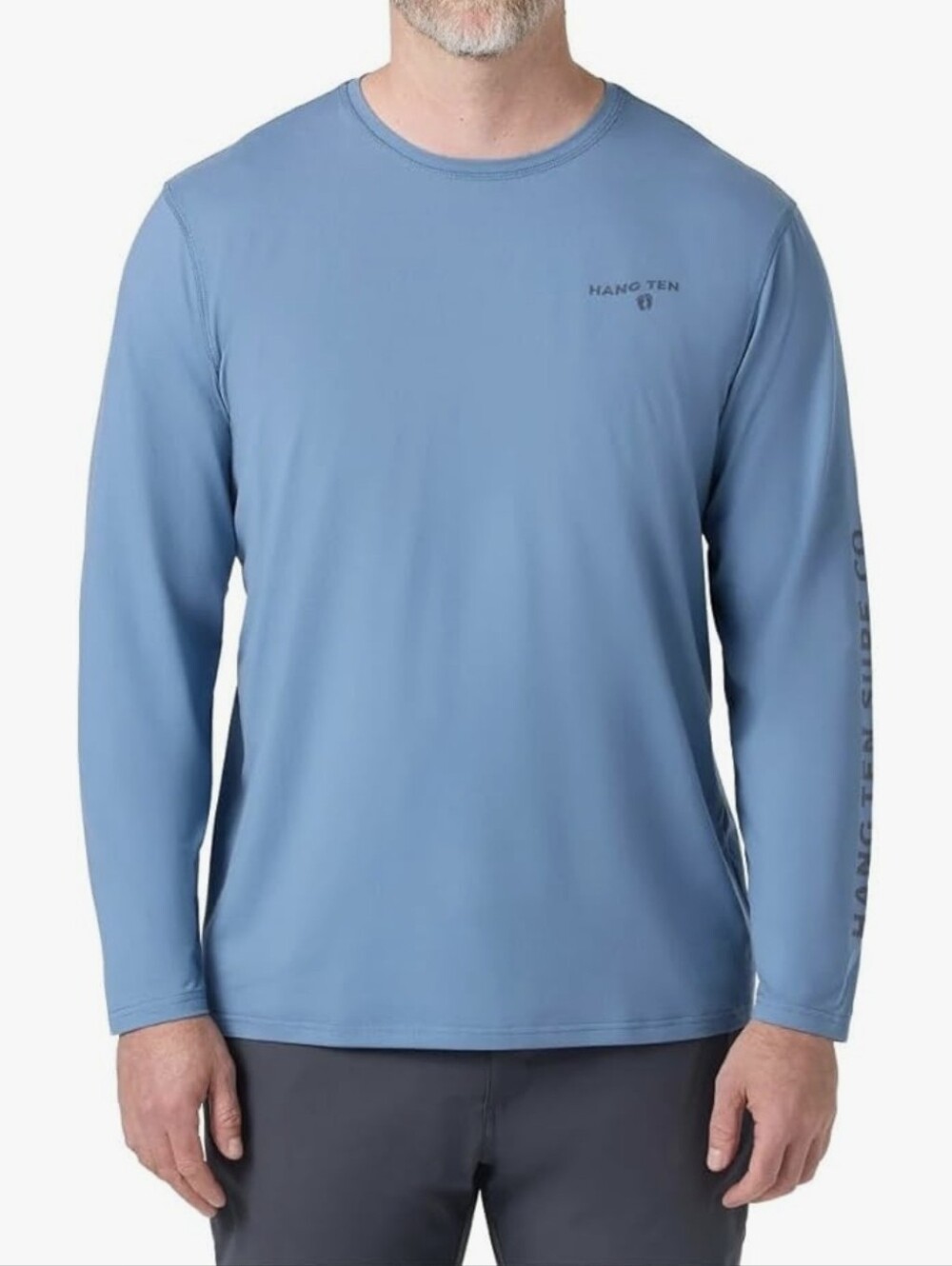New - Hang Ten Men's Long Sleeve Sun Tee